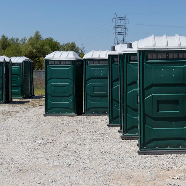 what is the difference between a standard event restroom and a luxury event portable toilet
